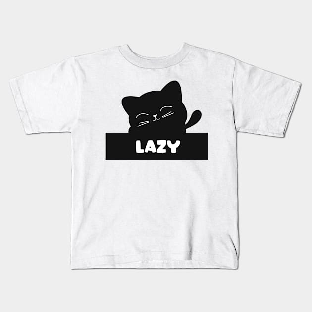 Lazy animal Kids T-Shirt by Itsme Dyna